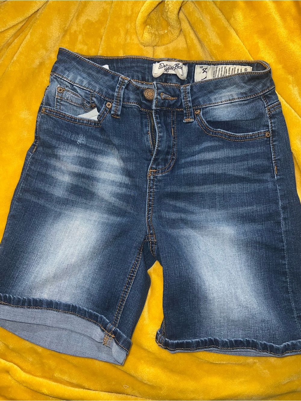 Indigo Rein Blue Denim Jean Shorts